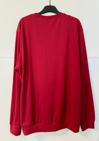 Camiseta Manga Marga Hombre Roja Talla L