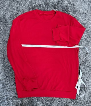 Camiseta Manga Marga Hombre Roja Talla L