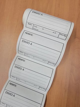Rollo Etiquetas Adhesivas para Envíos