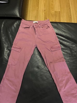 Pantalón cargo rosa Green Coast sin usar
