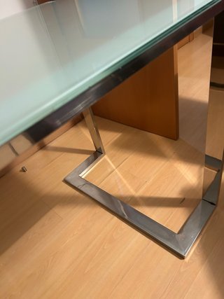 Mesa de Comedor o Despacho con Cristal