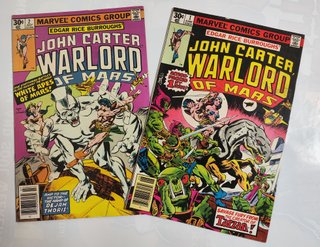 John Carter Warlord of Mars 1 & 2 – Marvel Comics