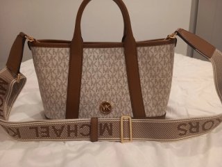Bolso Michael Kors Beige y Marrón