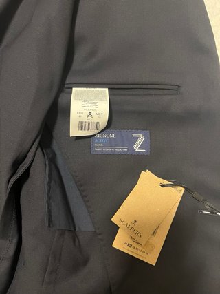 Americana Scalpers Talla 46 Azul marino.