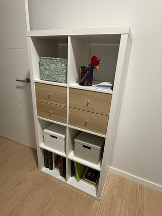 Estantería IKEA KALLAX Blanca con 4 cajones
