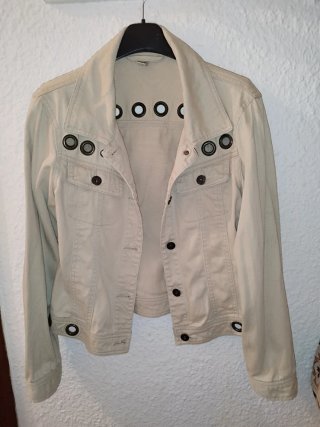 Chaqueta Beige Casual Talla S