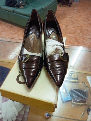 Zapatos Charo Mujer Talla 38 Marrones