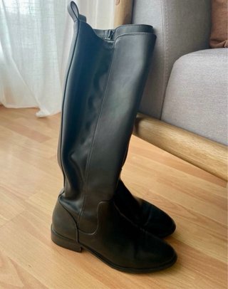 Botas altas negras Cortefiel