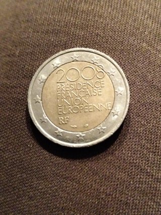 Moneda 2 Euros Presidencia Francesa 2008