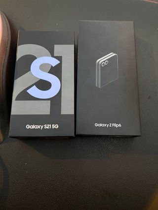Scatole originali Samsung Galaxy S21 5G e Z Flip6