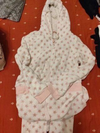 Pijama polar entero estrellas