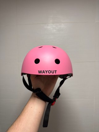 Casco WAYOUT Rosa para Patinete o Bici