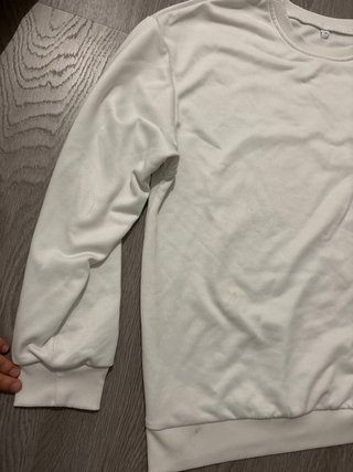 Sudadera Blanca con Estampado