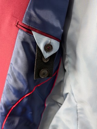 Blazer / Americana Zara Hombre Granate