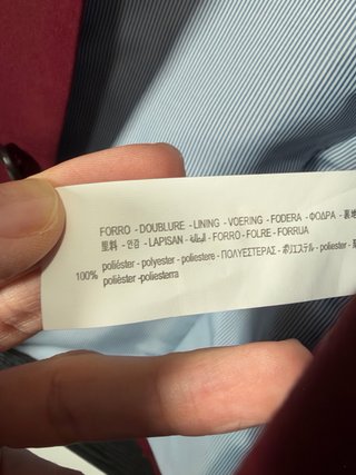 Blazer / Americana Zara Hombre Granate