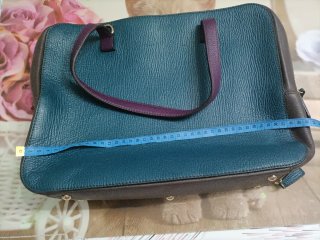 Bolso Furla Marrón y Turquesa