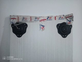 Tavolo/Tavola in legno grigio e bianco