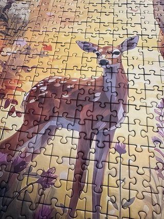 Puzzle 1000 Piezas Ciervos Flores