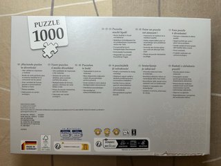 Puzzle 1000 Piezas Ciervos Flores