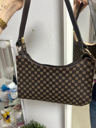 Bolso de hombro con estampado