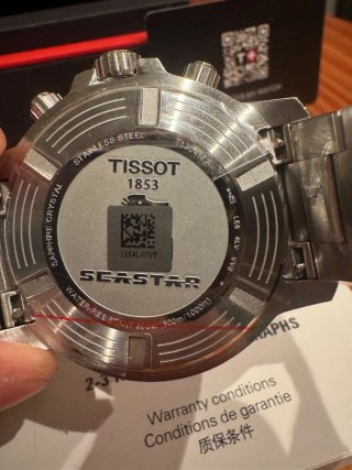 Tissot Seastar 1000 Cronógrafo 45mm Pepsi Full Set