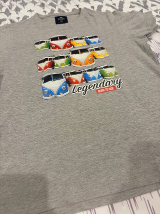 Camiseta Silver Estampado VW