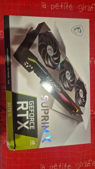 Tarjeta Gráfica MSI GeForce RTX 3070 Ti Suprim X.