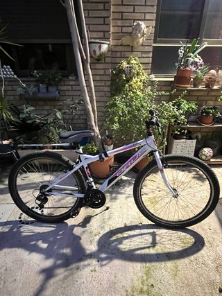 Bicicleta Orus Blanca y Rosa