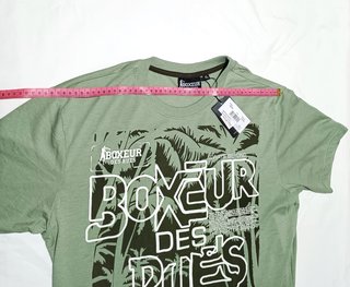 Camiseta Boxeur Des Rues Verde – Talla L – Nueva