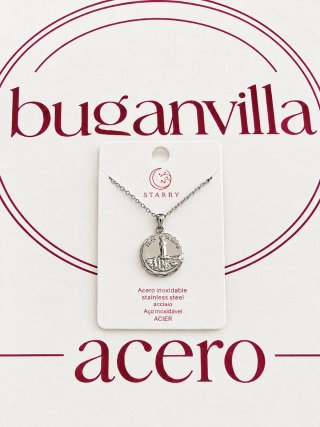 Colgante Virgen de Fátima de Acero