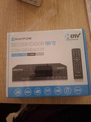 Decodificador Raypow TDT/T2 con Grabador
