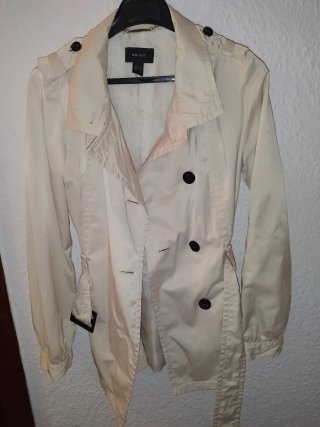Gabardina Beige MNG Suit Talla S