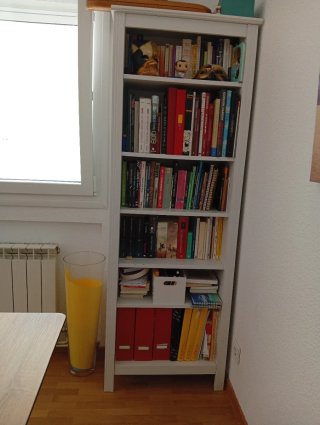 Estantería librería blanca
