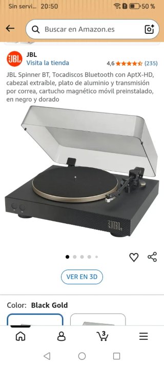 Giradischi JBL Spinner BT