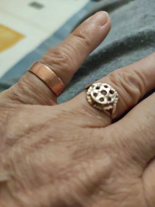 Anillo de plata antiguo