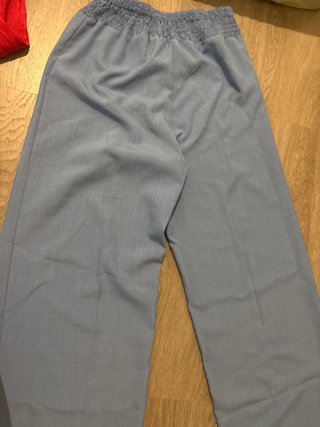 Pantalones Anchos Azules