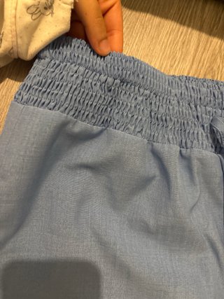 Pantalones Anchos Azules