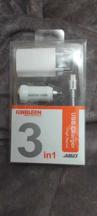 Kit Cargador 3 en 1 Kingleen