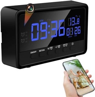Reloj Cámara Espía WiFi 1080P VisiónNocturna