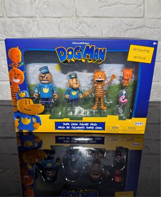 Set Personaggi Dog Man Supa Cool Figure Pack