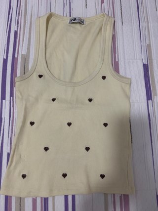 Camiseta tirantes corazón XS