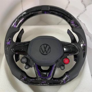 Volante Volkswagen Personalizado Carbono Morado
