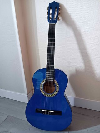 Guitarra Acústica Azul