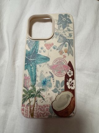 Funda para iPhone 15 pro max con diseño tropical