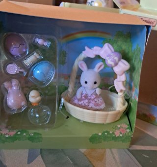 Cesto Páscoa Sylvanian Families Coelho