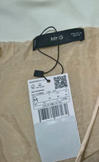 Camiseta de tirantes con lentejuelas Mango