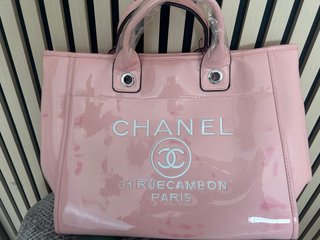Borsa Tote Chanel Rosa Grande