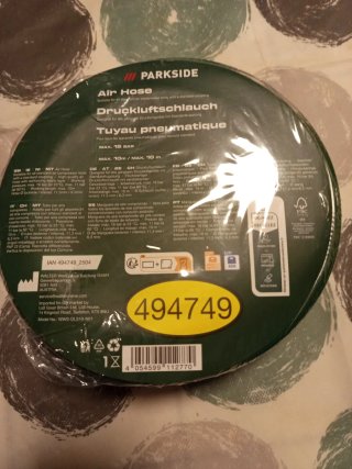 Manguera de aire comprimido Parkside
