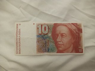 2 billetes suizos de 10 francos – Le Corbusier