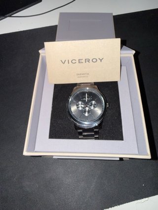 Reloj Viceroy Negro y Plateado